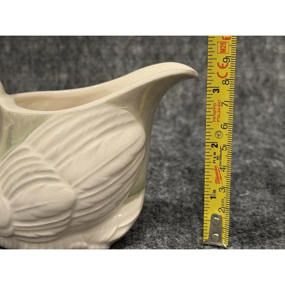 Vintage Ceramic Swan Creamer Dish Cup Made In Czechoslovakia 5 X3.5 Inches White